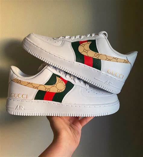 cheap nike gucci sneakers|Gucci air force 1 price.